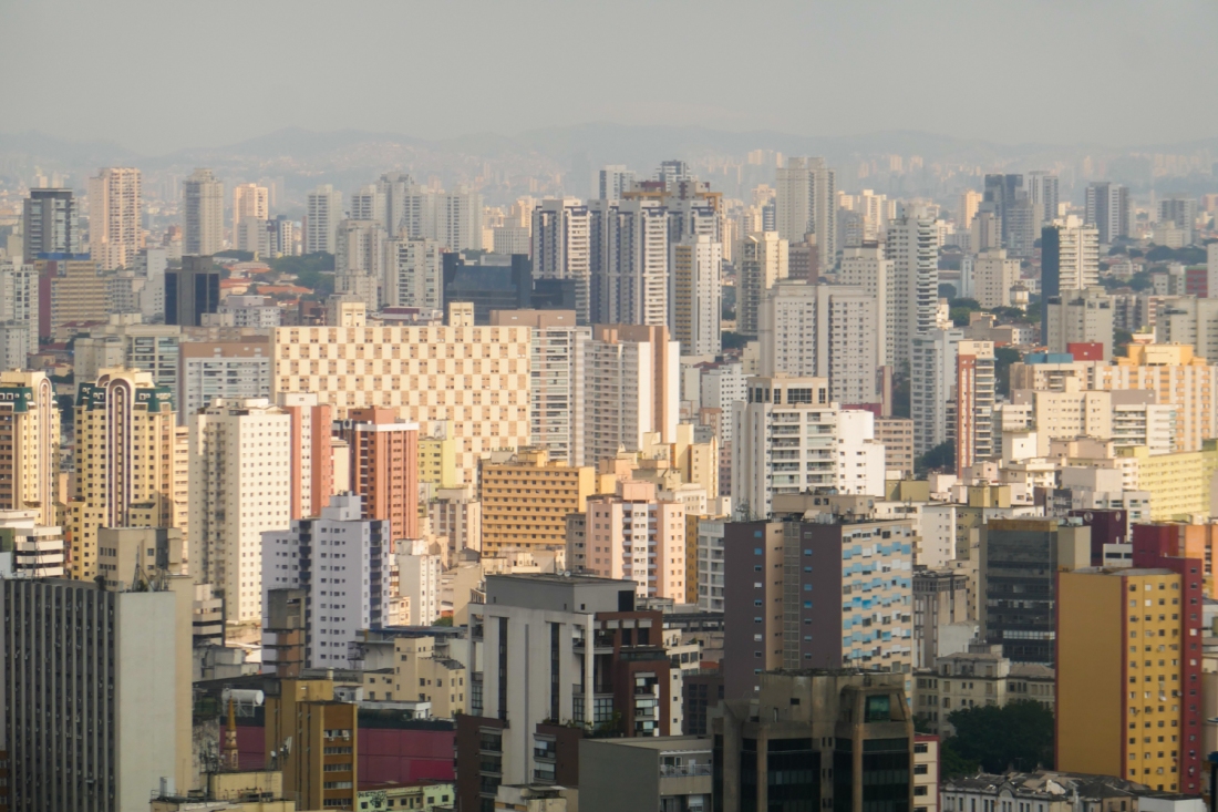 Tall buildings in Sao Paolo.